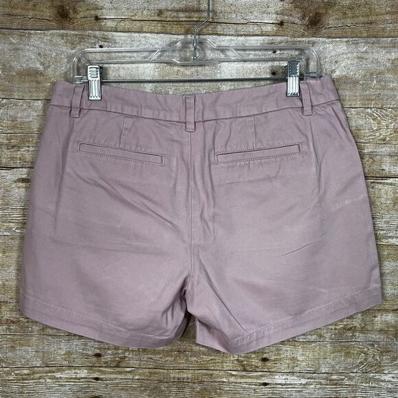 MERONA FLAT FRONT CASUAL EVERYDAY WEAR CLASSIC COTTON CHINO SHORTS SZ. 6 - Picture 2 of 3
